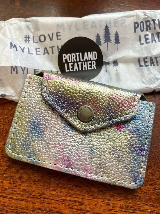 Portland Leather Handbags - Portland Leather Goods "Aurora" Lovebug Wallet